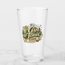 gin tonic tijd drank glas