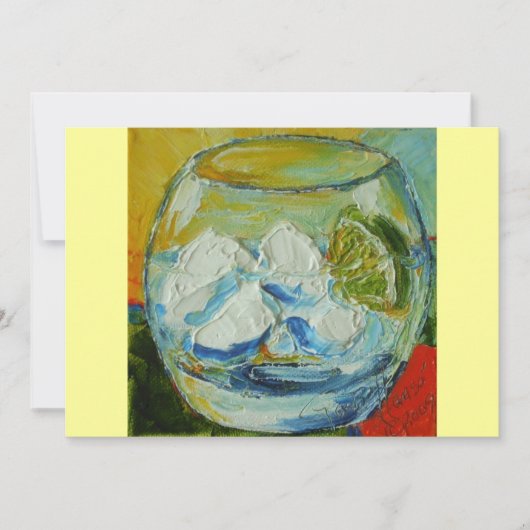 Gin Tonic Uitnodiging (Voorkant)