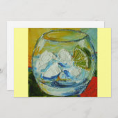 Gin Tonic Uitnodiging (Voorkant / Achterkant)