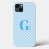 Gina gingham Hoesje-Mate iPhone case (Achterkant)