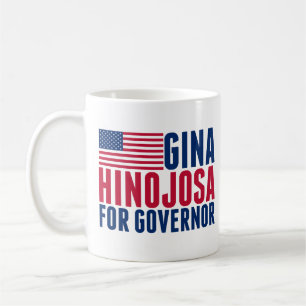 Gina Hinojosa voor gouverneur 2026 Texas verkiezin Koffiemok