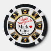 GINA & MARK BRUILOFT Vegas casino chip (Achterkant)