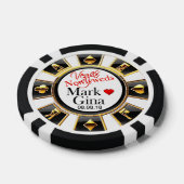 GINA & MARK BRUILOFT Vegas casino chip (Enkel)