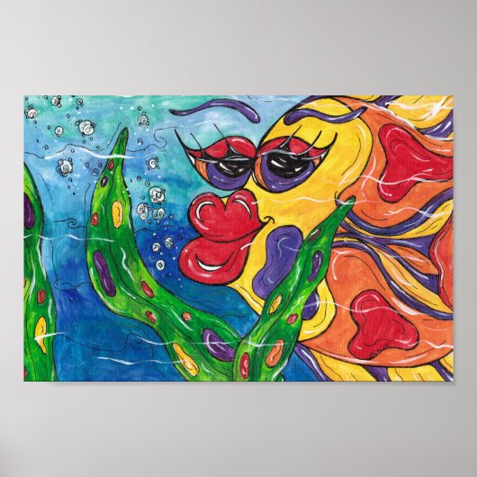 Gina the Goldfish Print (Voorkant)