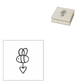Gina's Bijen 3 Rubberstempel (Gestempeld)