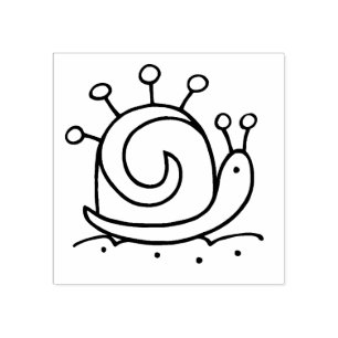 Gina's slak rubberstempel