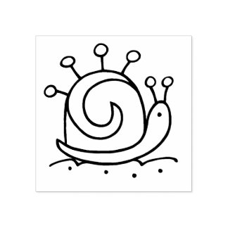 Gina's Snail Rubberstempel