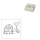 Gina's Turtle 2 Rubberstempel (Gestempeld)