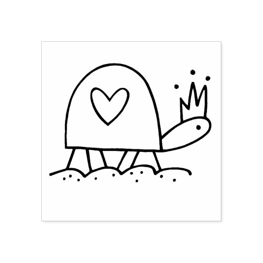 Gina's Turtle Rubberstempel (Afrduk)