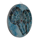 Ginds naar de kristalblauwe luchten dartbord (Voorkant Links)