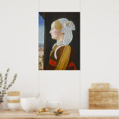 Ginevra Bentivoglio, c. 1474-77 Poster (Keuken)