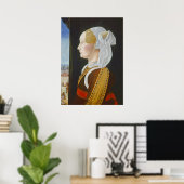 Ginevra Bentivoglio, c. 1474-77 Poster (Thuiskantoor)