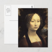 Ginevra de' Benci Briefkaart (Voorkant / Achterkant)