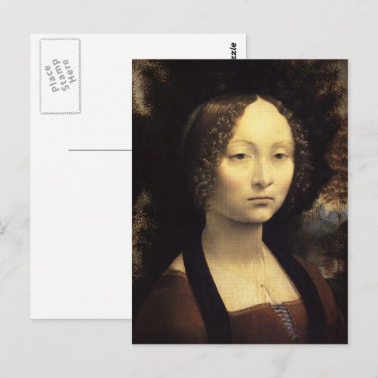 Ginevra de' Benci Briefkaart (Voorkant / Achterkant)