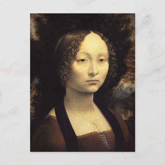 Ginevra de' Benci Briefkaart (Voorkant)