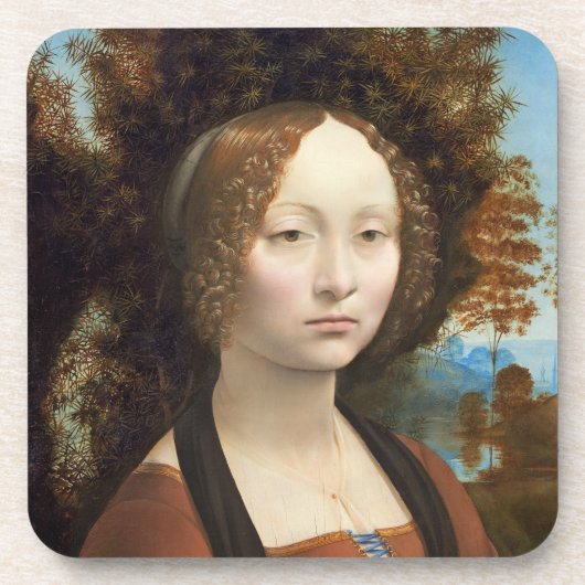 Ginevra de' Benci, c. 1474-78 Bier Onderzetter (Voorkant)