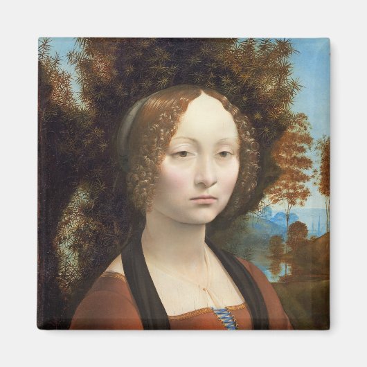 Ginevra de' Benci, c. 1474-78 Magneet (Voorkant)