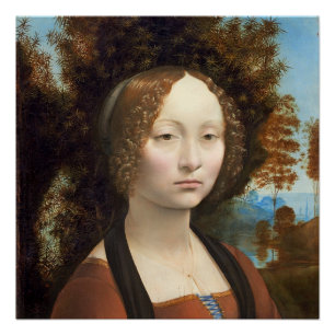 Ginevra de' Benci, c. 1474-78 Perfect Poster