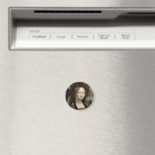 Ginevra de' Benci door Leonardo Da Vinci Magneet (Insitu (Vaatwasser))