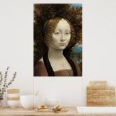Ginevra de' Benci door Leonardo Da Vinci Poster (Keuken)