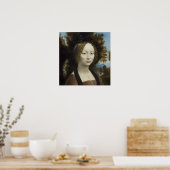 Ginevra de' Benci door Leonardo da Vinci Poster (Keuken)