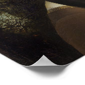 Ginevra de' Benci door Leonardo da Vinci Poster (Hoek)