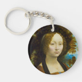 Ginevra de' Benci door Leonardo da Vinci Sleutelhanger (Voorkant)