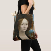 Ginevra de Benci door Leonardo da Vinci Tote Bag (Dichtbij)