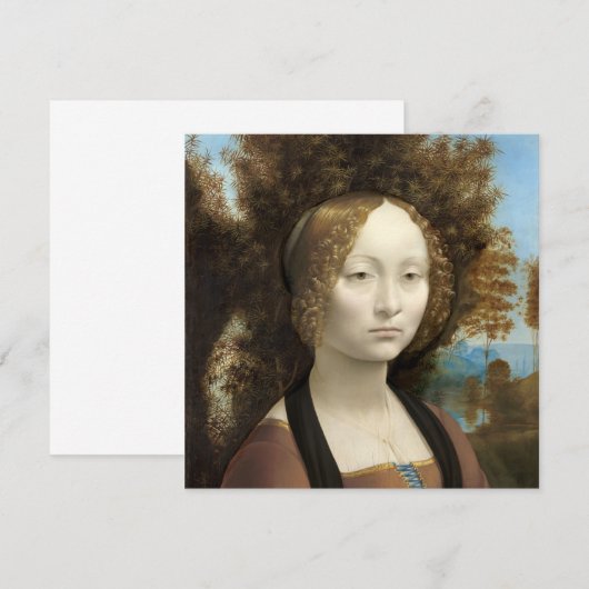 Ginevra de' Benci Leonardo da Vinci (Voorkant / Achterkant)