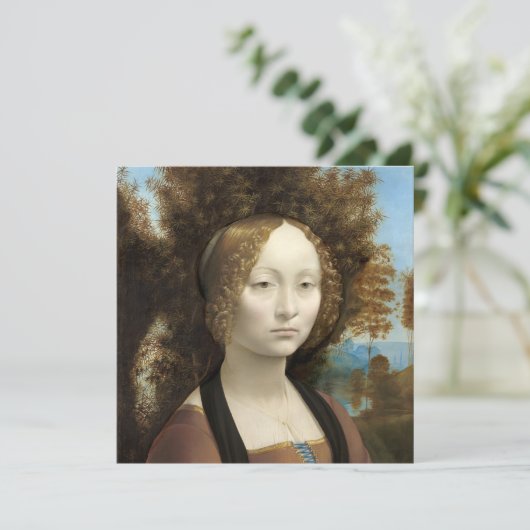 Ginevra de' Benci Leonardo da Vinci (Staand voorkant)
