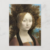 Ginevra de' Benci Leonardo da Vinci Briefkaart (Voorkant)