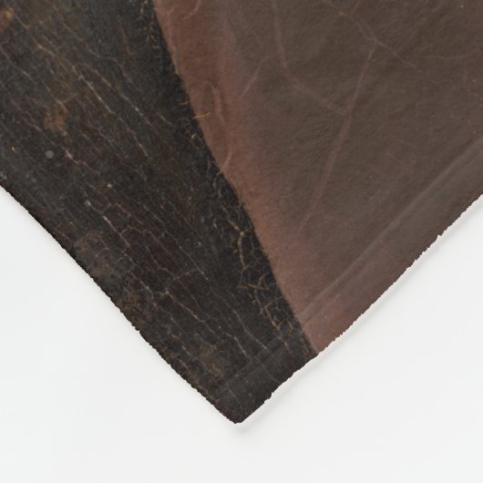 Ginevra de' Benci Leonardo da Vinci Fleece Deken (Hoek)