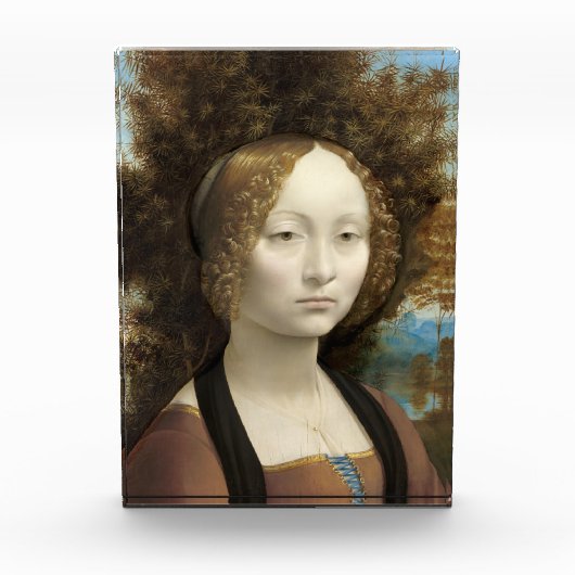 Ginevra de' Benci Leonardo da Vinci Fotoblokken (Voorkant)