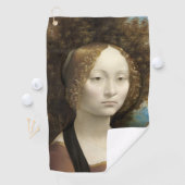 Ginevra de' Benci Leonardo da Vinci Golfhanddoek (Insitu)