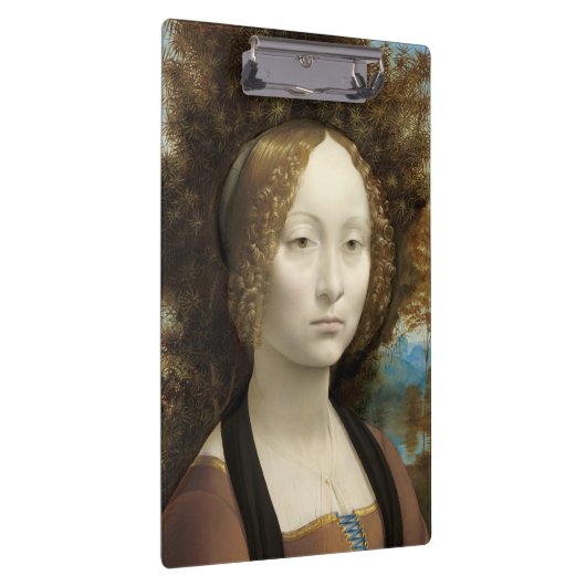 Ginevra de' Benci Leonardo da Vinci Klembord (Rechts)