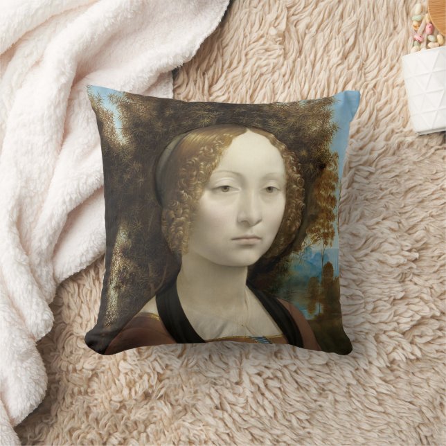 Ginevra de' Benci Leonardo da Vinci Kussen (Deken)