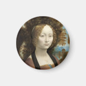 Ginevra de' Benci Leonardo da Vinci Magneet (Voorkant)