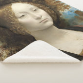 Ginevra de' Benci Leonardo da Vinci Sherpa Deken (3/4)
