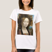 Ginevra de' Benci Leonardo da Vinci T-shirt (Voorkant)