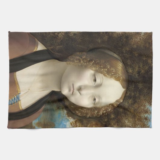 Ginevra de' Benci Leonardo da Vinci Theedoek (Horizontaal)