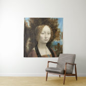 Ginevra de' Benci Leonardo da Vinci   Wandkleed (In situ)