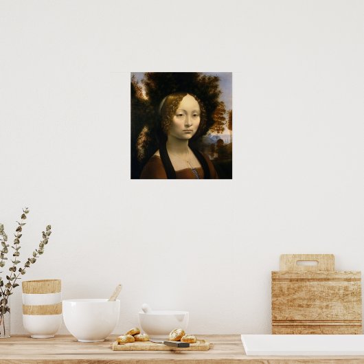 Ginevra de Benci Poster (Keuken)