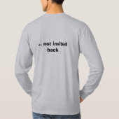 Ging naar North Carolina.. T-shirt (Achterkant)