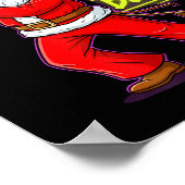 Ginga Bells Santa Brazilian Party Holiday Christma Poster (Hoek)