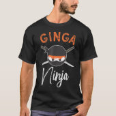 Ginga Ninja Funny Redhead Ninja T-shirt (Voorkant)