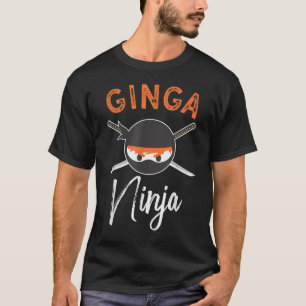 Ginga Ninja Funny Redhead Ninja T-shirt