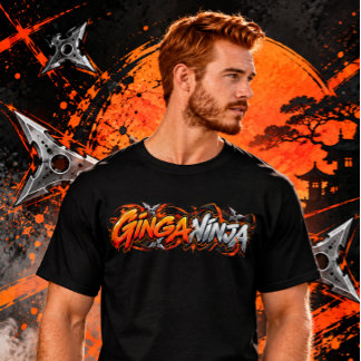 Ginga Ninja – Grappige Ginger & Rosshaar T-shirt