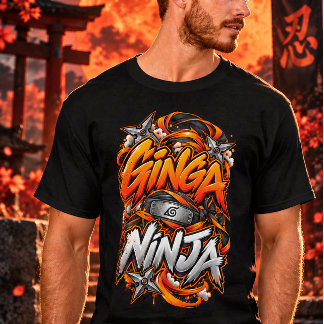 Ginga Ninja – Grappige Ginger & Rosshaard T-shirt