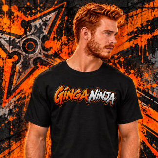 Ginga Ninja – Grappige Ginger & Rosshaard T-shirt