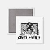 Ginga Ninja - Hockey Goalie Magneet (Voorkant / Achterkant)